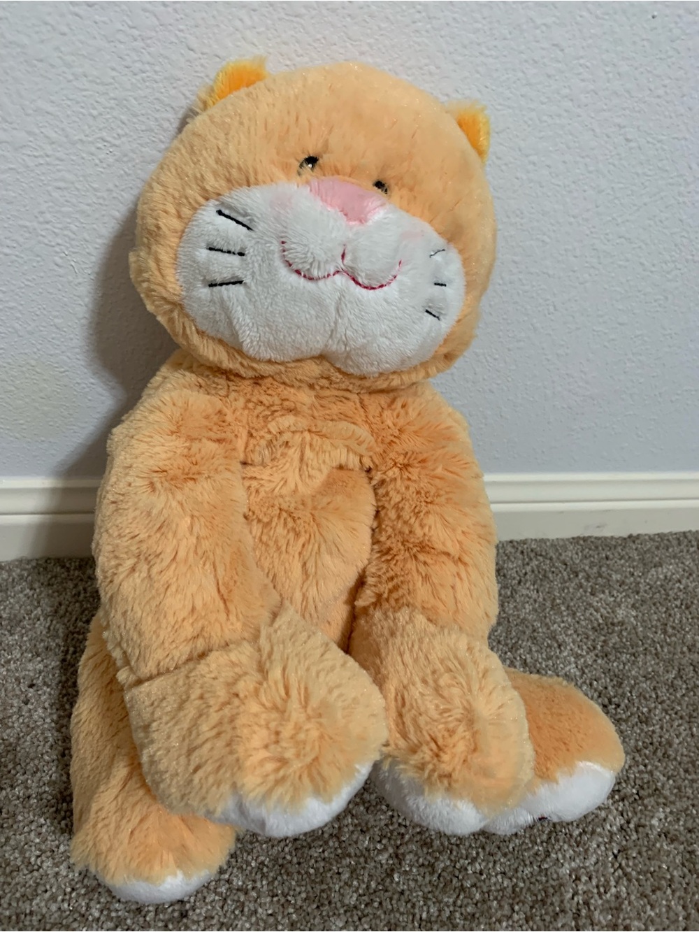 Webkinz Jr. Orange Kitty Cat WJ108 Ganz Plush Toy Doll No Code